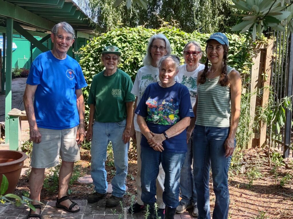 Group photo of the garden volunteers