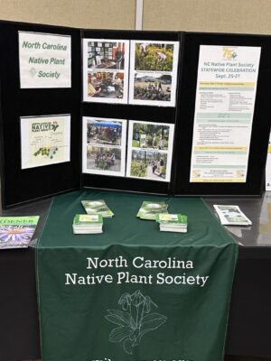 The North Carolina Native Plant Society Display
