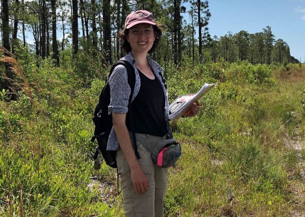 Laura Hammon at one field site